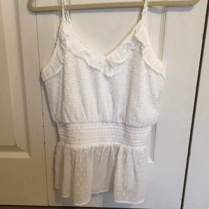 Ivory Bahama Babe CC Tank Blouse. NWT